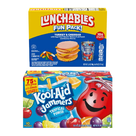 Save $5.00 when you spend $20.00 on Kool-Aid, Capri Sun, Country Time or Lunchables Products