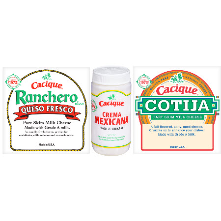 Save $1.00 on any ONE (1) Cacique Cotija, Crema Mexicana or Queso Fresco Cheese