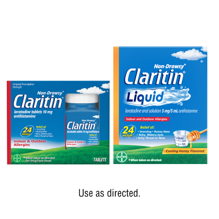Save $5.00 on any ONE (1) Non-Drowsy Claritin&reg; 20ct or larger or Claritin&reg; Cooling Honey Flavored Liquid 8oz