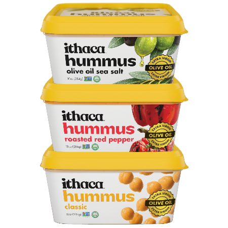 Save $1.00 on any ONE (1) Ithaca Hummus Olive Oil Variety