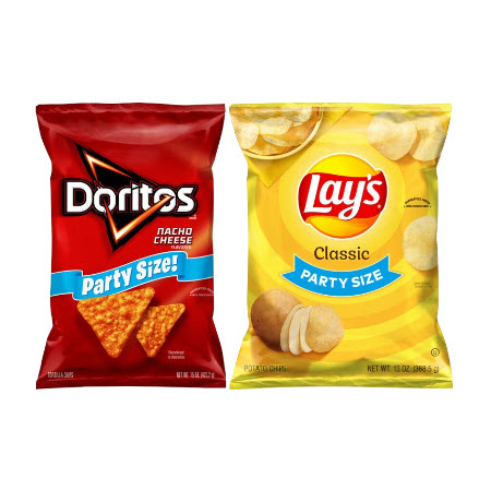 Save $2.50 on any TWO (2) Frito-Lay Party Size