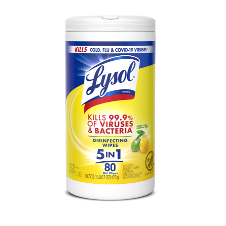 Save $1.00 on any ONE (1) Lysol&reg; Disinfecting Wipes (30 ct. or Higher)