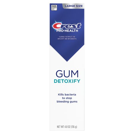 Save $4.00 on ONE Crest Gum Detoxify, Enamel Repair & Gum, Gum Restore, Sensitivity & Gum, Gum & Bacteria Shield, Breath Purify & Gum, Gum Rescue, or