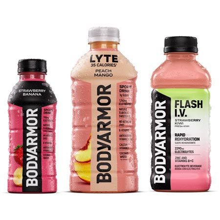 Save $1 on any TWO (2)  BODYARMOR 16oz, 28oz, or FIV RTD 20oz