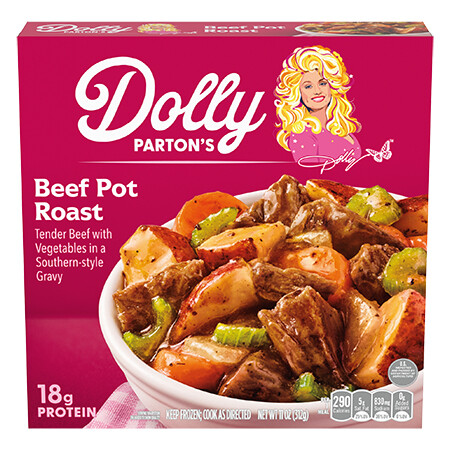 Save $1.50 on any ONE (1) Dolly Parton&rsquo;s&trade; Frozen Single-Serve Meals 11-12 oz
