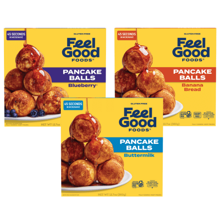Save $2.50 On Any ONE (1) Pack of Feel Good Foods Pancake Balls