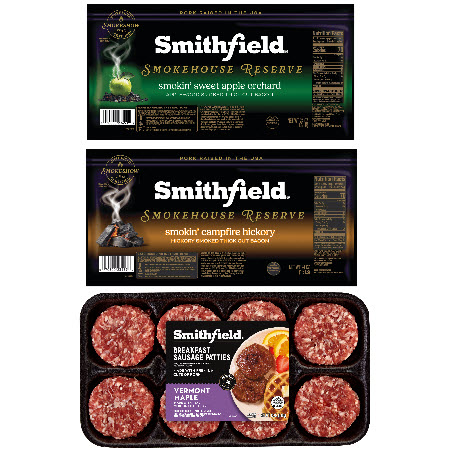 Save $1.00 on any ONE (1) Smithfield&reg; Smokehouse Reserve Bacon or Smithfield&reg; Breakfast Sausage Patties, Vermont Maple