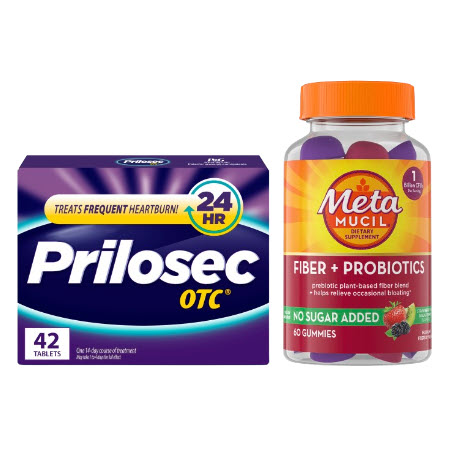 Save $6.00 on any TWO (2) Prilosec OTC Acid Reducer, Metamucil or Super Greens OR Align