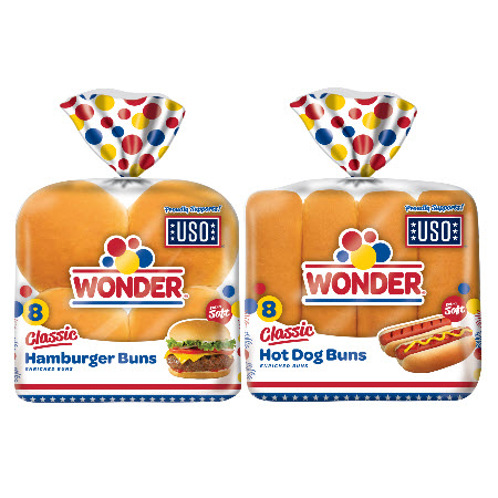 Save $.50 on any ONE (1) WONDER&reg; Classic Hamburger, Classic Hot Dog, or Hawaiian Buns (8ct.)