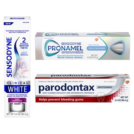 Save $1.00 on any ONE (1) Sensodyne, Pronamel, or parodontax toothpaste