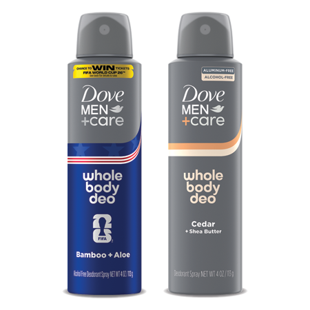Save $5.00 on any ONE (1) Dove Men+Care Whole Body Deodorant Spray