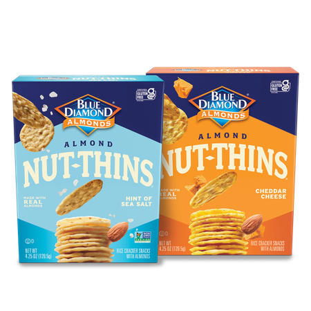 Save $1.00 on any TWO (2) Blue Diamond&reg; Nut-Thins&reg; Products