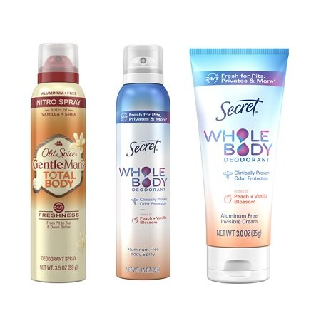 Save $3.00 on ONE (1) Secret Whole Body OR Old Spice Total Body Deodorant 3-3.5 oz