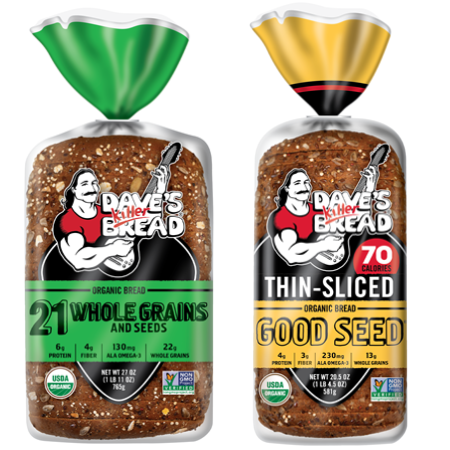 Save $0.35 on any ONE (1) pack of Dave's Killer Bread&reg; Loaf Bread, Breakfast, Buns or Sandwich Rolls