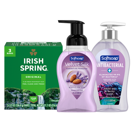 Save $2.00 on any TWO (2) Irish Spring or Softsoap Body Washes, Liquid Hand Soap Pumps or Bar Soap Multipacks