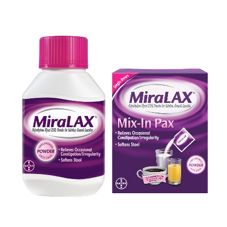Save $6.00 on any ONE (1) MiraLAX&reg; product 20ct+ or Mix-Ins 20ct