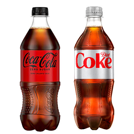 Buy any ONE (1) Coca-Cola 20oz Soft Drinks Product and Get ONE (1) Coca-Cola Zero Sugar 20oz or Diet Coke Product Free