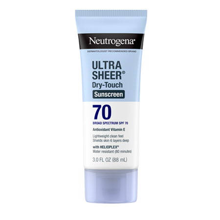 Save $3.00 on any ONE (1) NEUTROGENA&reg; SUN product (excludes travel & trial sizes)