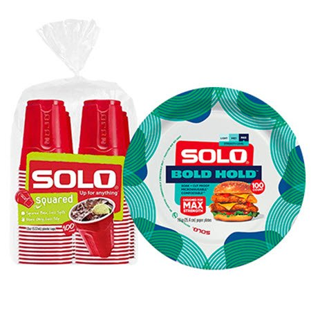 Save $3.50 on TWO (2) SOLO® Plates, Cups, or Bowls (28-90ct.)