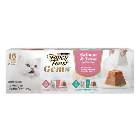 Save $4.00 on any ONE (1) 16 - 24ct package of Fancy Feast&reg; Gems&reg; Wet Cat Food