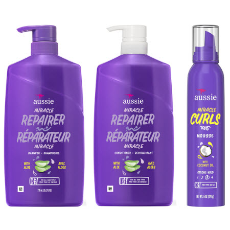 Save $3.00 on any TWO (2) Aussie Total Core Shampoo, Conditioner, Styler AND/OR Treatment (excludes Ultra Products and trial/travel size)