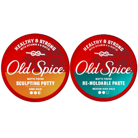 Save $3.00 on any ONE (1) Old Spice Styling Product (excludes Holiday Packs, High Endurance, Twin Packs and trial/travel size)