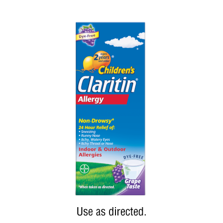 Save $3.00 on any ONE (1) Non-Drowsy Children's Claritin&reg; Syrup 4oz