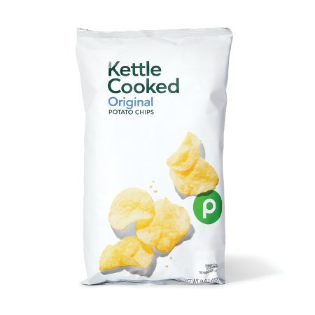 Save $1.00 Off The Purchase of One (1)  Publix Kettle Chips Original, Sea Salt, 8-oz bag