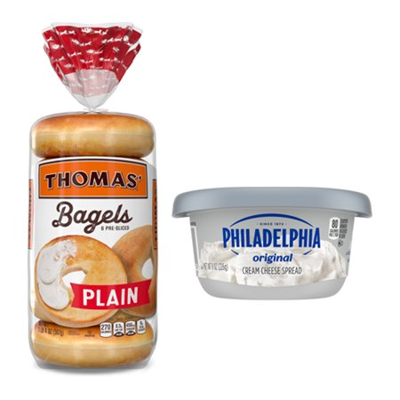 Save $1.00 with the purchase of ONE (1) Thomas’ Bagel AND ONE (1) Philadelphia Soft Cream Cheese Spread