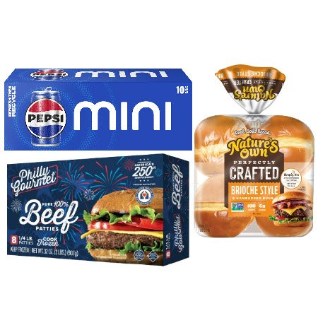 Save $10.00 when you buy ONE (1) PEPSI and ONE (1) PHILLY GOURMET and ONE (1) NATURE&rsquo;S OWN Products (See Additional Details)