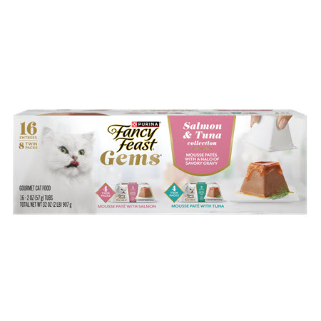 Save $3.00 on any ONE (1) 16 ct or larger (4 oz package) of Fancy Feast&reg; Gems&reg; Wet Cat Food.