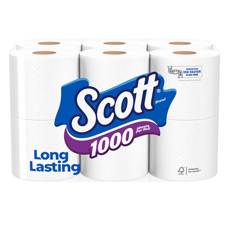 Save $1.00 on any ONE (1) Select Scott&reg; 1000 or Scott&reg; ComfortPlus