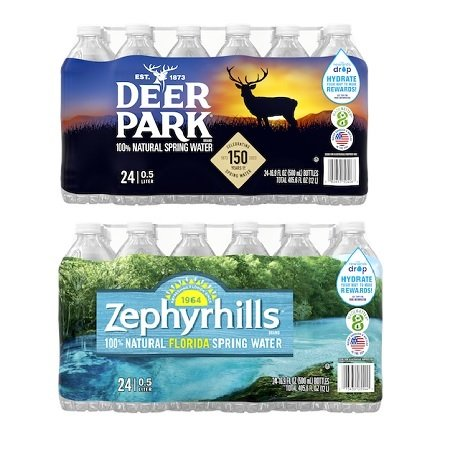 Save $2.00 when you buy ONE (1) Deer Park® or Zephyrhills® natural spring water 16.9 oz. 24-pack