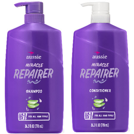 Save $3.00 on any TWO (2) Aussie Total Care Shampoo and Conditioner, Stylers and Treatment (excludes Ultra and trial/travel size)
