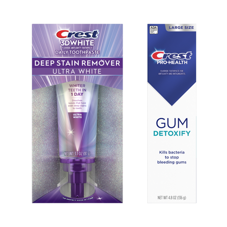 Save $3.00 on ONE Crest 3DWhite Brilliance, 3DWhite Whitening Therapy Charcoal, Crest Gum Detoxify, Crest Clean Breath, Gum & Whitening, Gum & Enamel