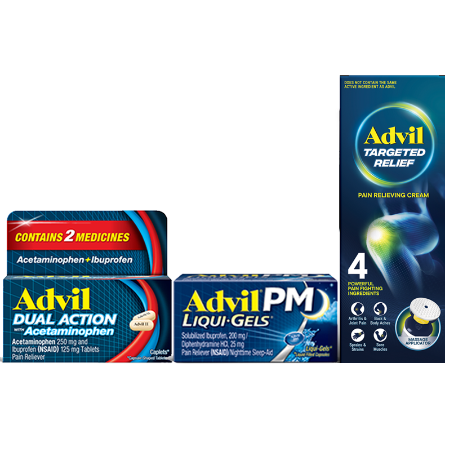 Save $2.00 on any ONE (1) Adult Advil, Advil PM or Advil Targeted Relief (excludes trial & travel sizes)