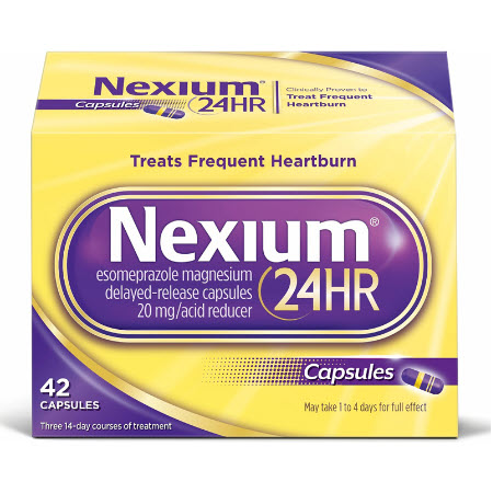 Save $5.00 on any ONE (1) Nexium 24HR 28ct or 42ct