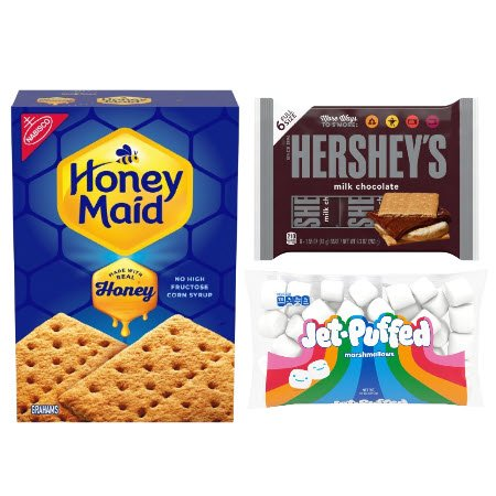 Save $5.00 when you spend $15 on Hershey's candy bars, Honey Maid Graham Crackers, and Jet Puffed marshmallows