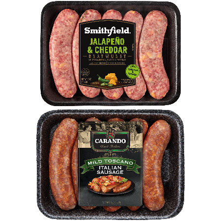 Save $2.00 on any TWO (2) Carando&reg; or Smithfield&reg; Frozen Sausage Links or Meatballs