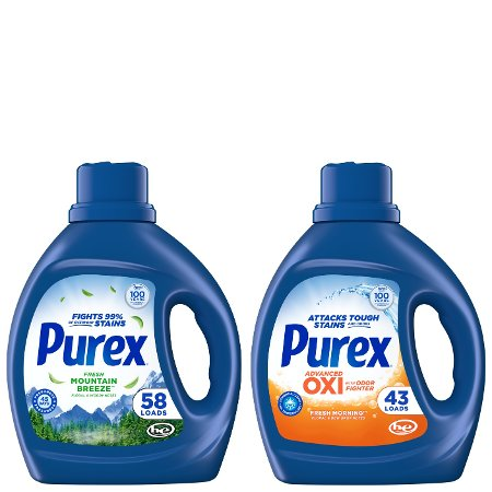 Save $3.00 on any TWO (2) Purex&reg; 59oz or Larger Liquid Laundry Detergent