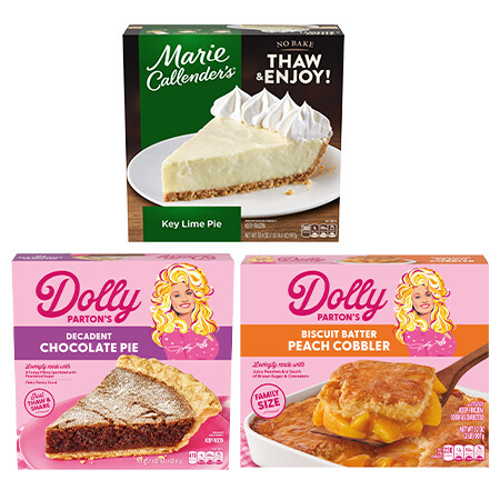 Save $2.75 on any ONE (1) Marie Callender's&reg; or Dolly Parton&rsquo;s&trade; Frozen Desserts 21.6-42 oz