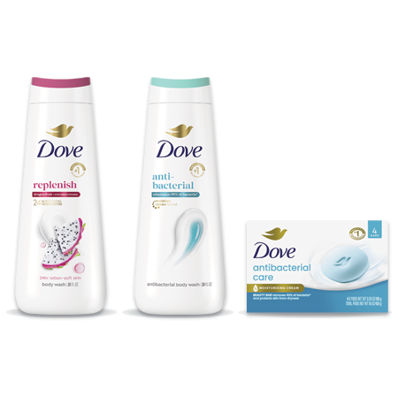 Save $2.00 on any ONE(1) Dove Body Wash (20oz+), Bar (4ct+), or Scrub (15oz) (excludes items and sizes not listed)