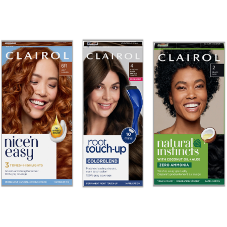Save $6.00 on any TWO (2) boxes of CLAIROL&reg; Hair Color Product (Excludes Professional)