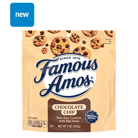 Save $1.00 on TWO (2) Famous Amos 9 oz Bag Cookies