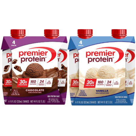 Save $2.50 on any ONE (1) Premier Protein 4ct shakes