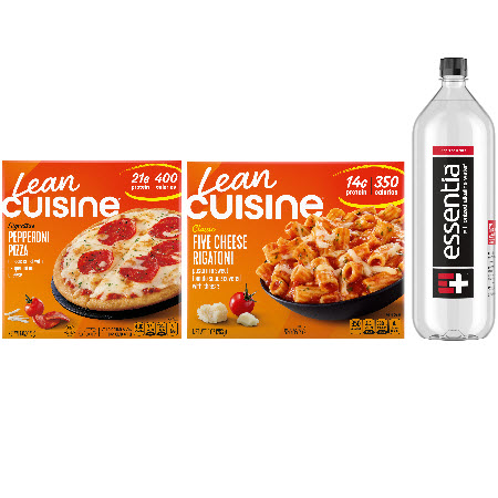 Buy FOUR (4) Lean Cuisine&reg; frozen meals, get ONE (1)  Essentia&reg; 1.5L water FREE (up to $2.79)