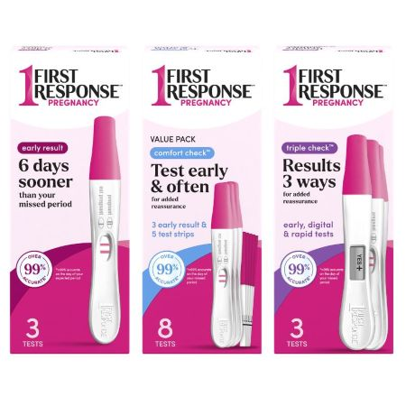 Save $5.00 on any ONE (1) First Response Pregnancy Test, 2 ct or greater