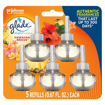 Save $2.00 on any ONE (1) Glade® Plugin® Scented Oil Refills 2ct or 5ct or Glade® Automatic Spray Holder Refills