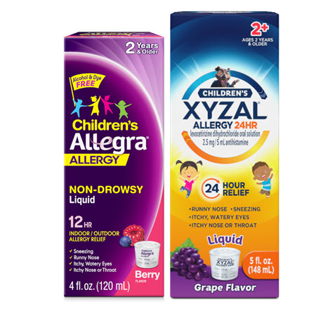 Save $4.00 on any ONE (1) Children's Allegra Or Children's Xyzal Allergy product