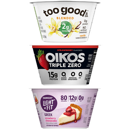 Save $2.00 on any TEN (10) Too Good&reg;, Oikos&reg;, or Light & Fit&reg; Single Serve (5.3oz)